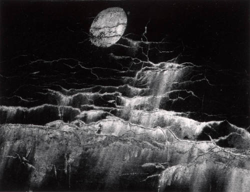 Moon and wall encrustations, New York