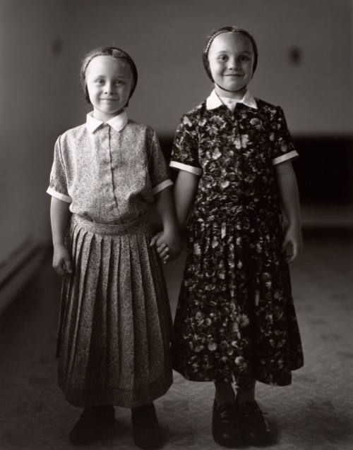Two Hutterite Girls, Gildford, MT