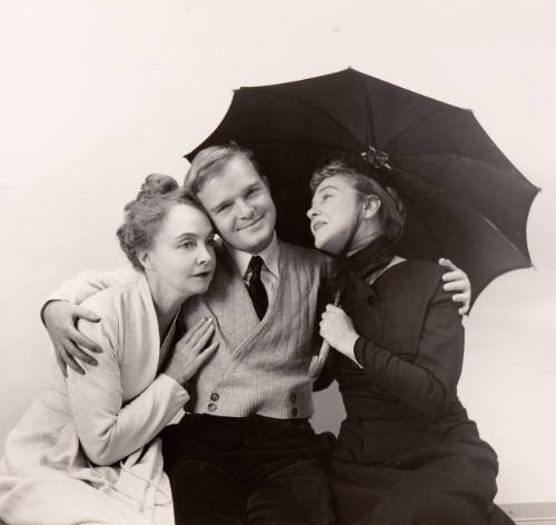 Portrait of Truman Capote & The Gish Sisters