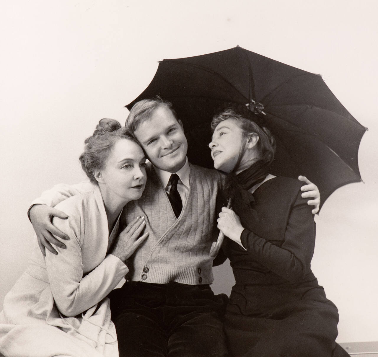 Portrait of Truman Capote & The Gish Sisters