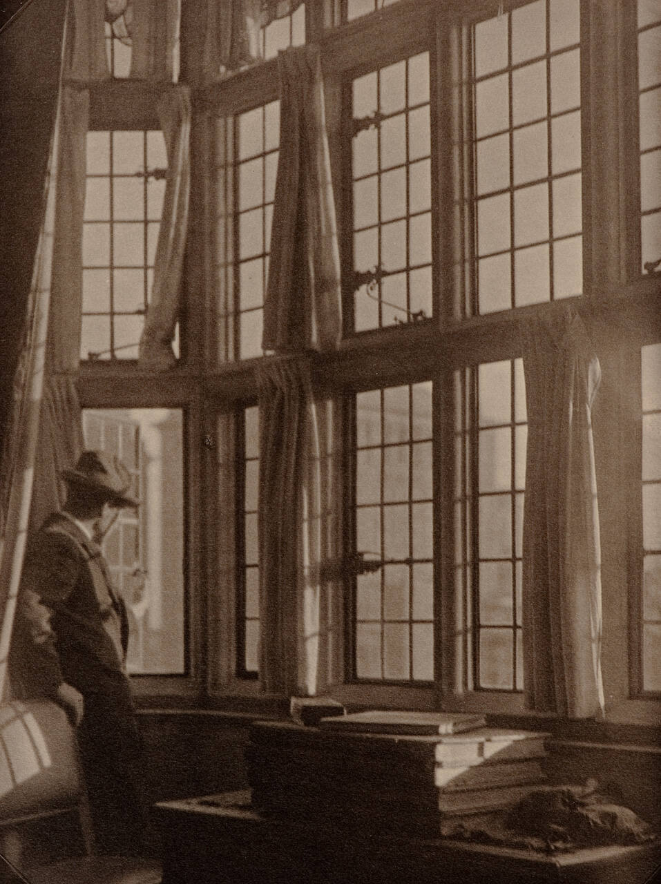 Untitled (Man Looking out Window)