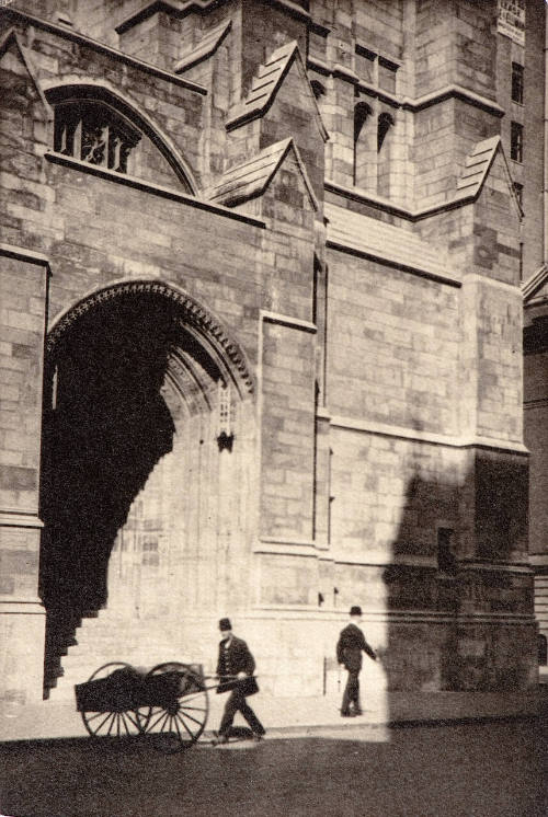 St. Patrick's Cathedral (Man with cart)