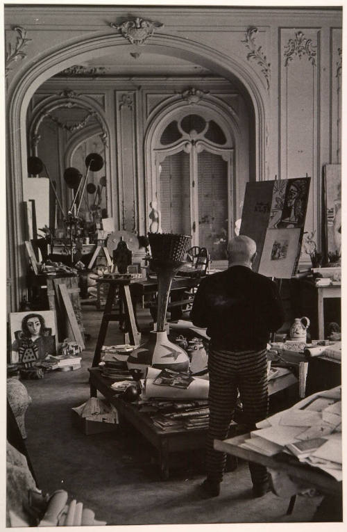Picasso in Studio at La Californie