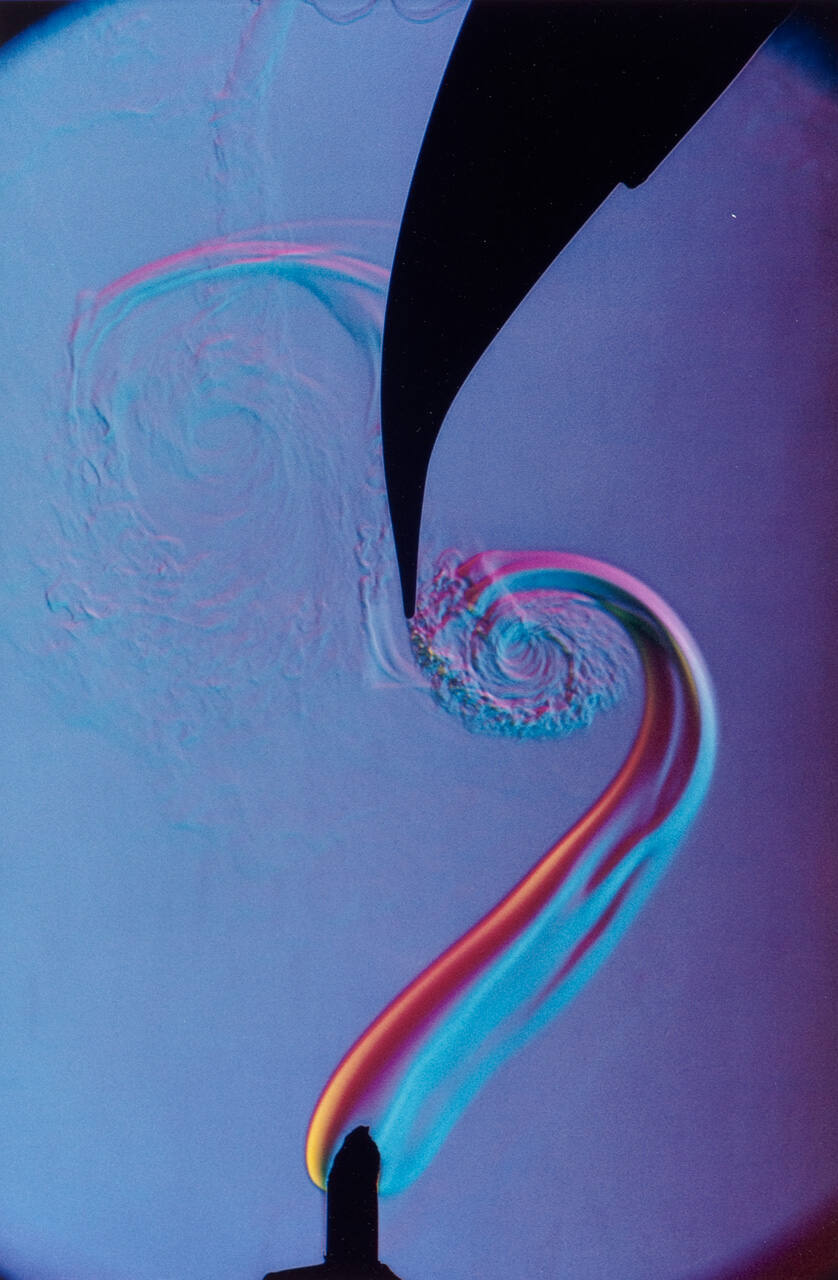 Vortex at a Fan Blade Tip