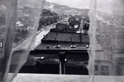 View from Hotel Window, Butte, Montana
