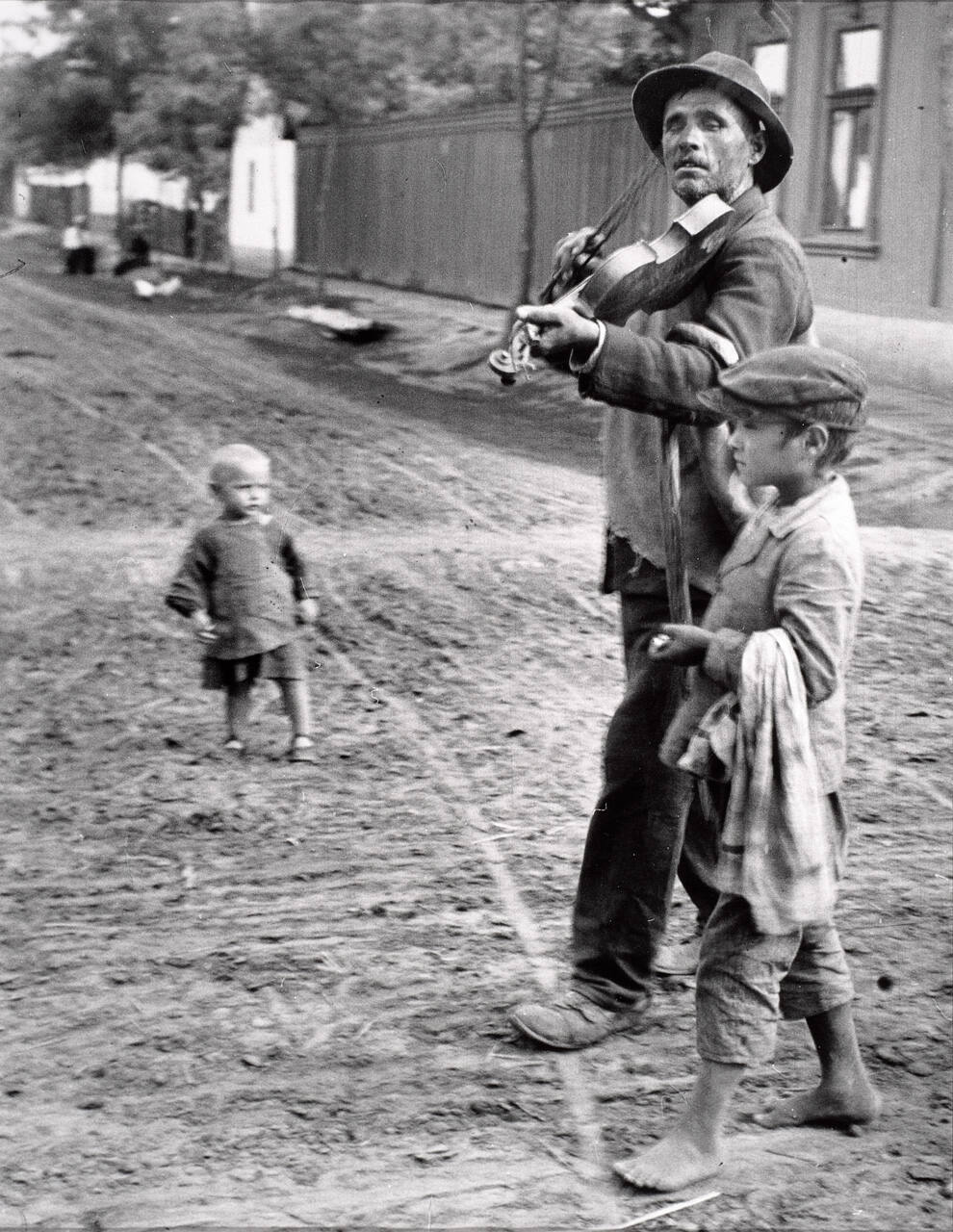 The Blind Musician, Abony, Hungary