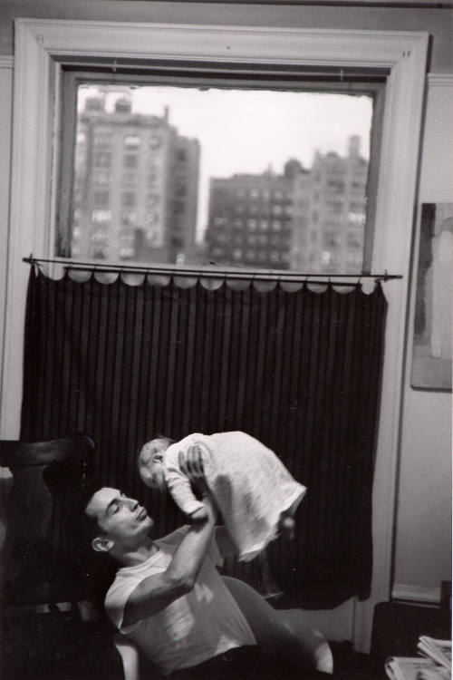 Herb Snitzer with son Werner, New York City