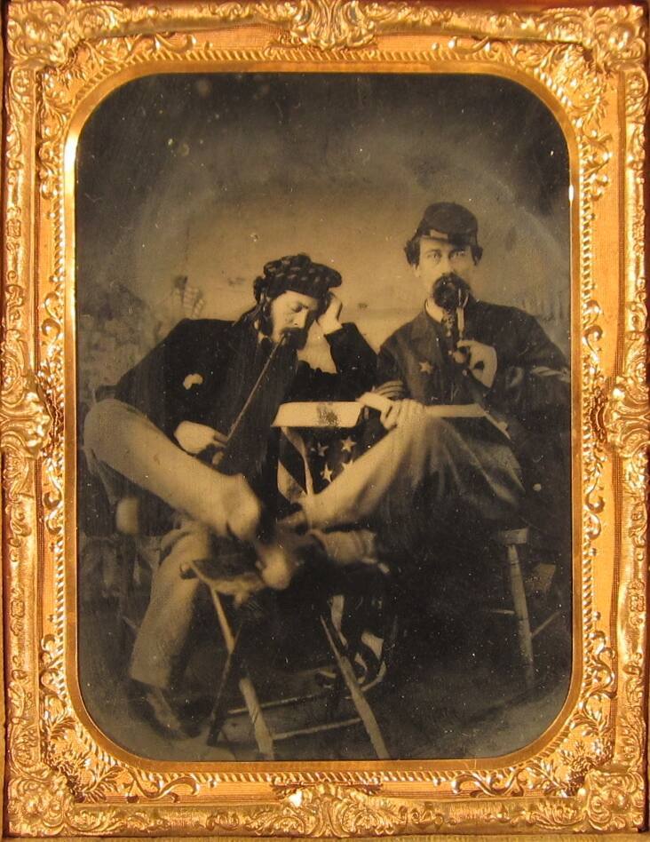 Soldiers at Ease