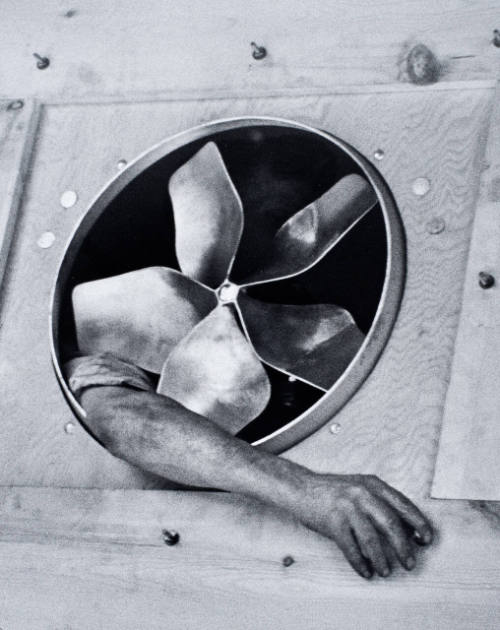 Handyman with a Fan, New York