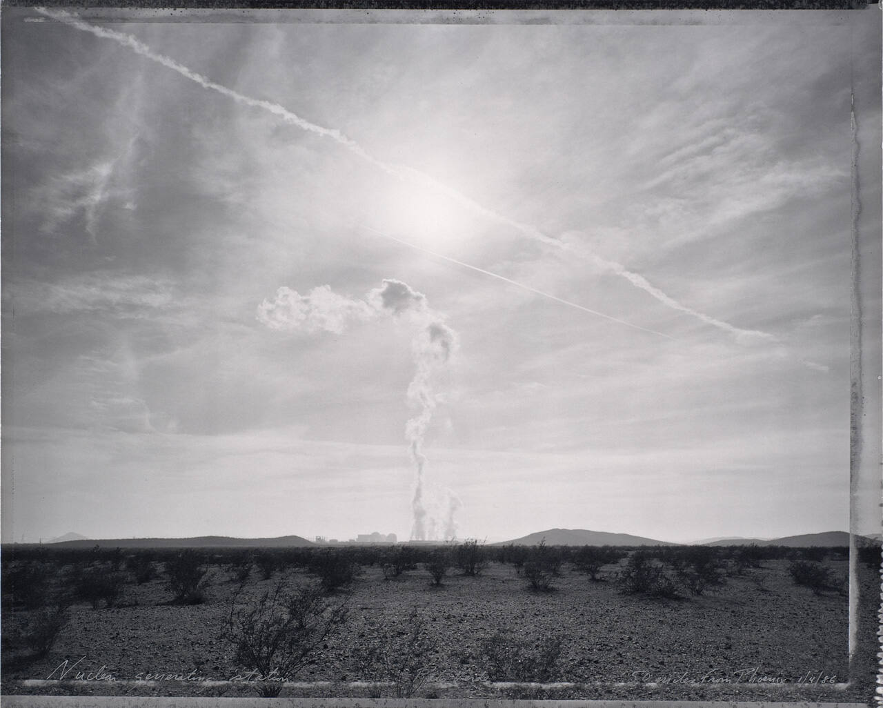 Nuclear generating station, Palo Verde, 50 miles from Phoenix, 1/4/86