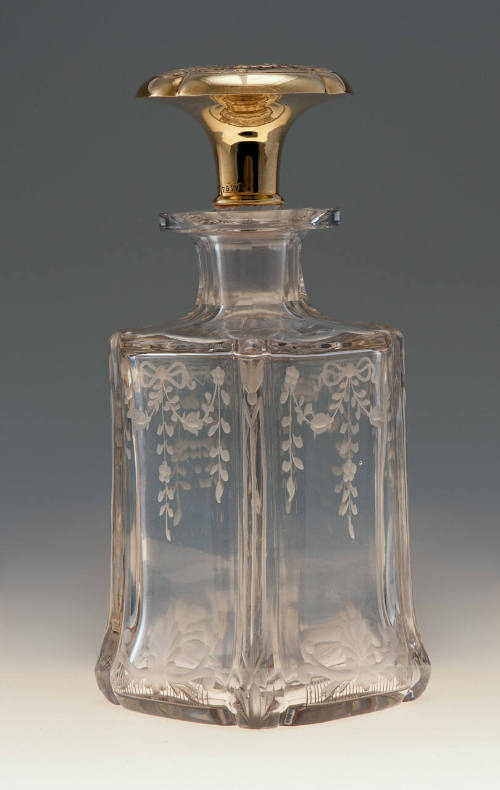 Cologne Bottle with Stopper from Dresser Set