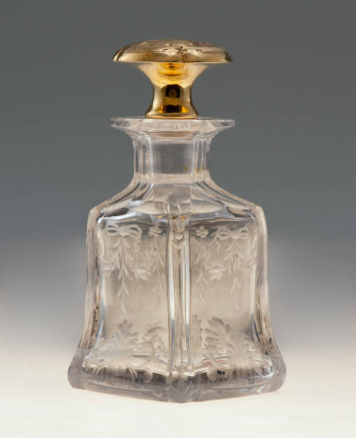 Perfume Bottle with Stopper from Dresser Set