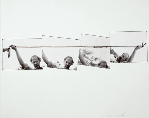 John Wood with Rope, four frames