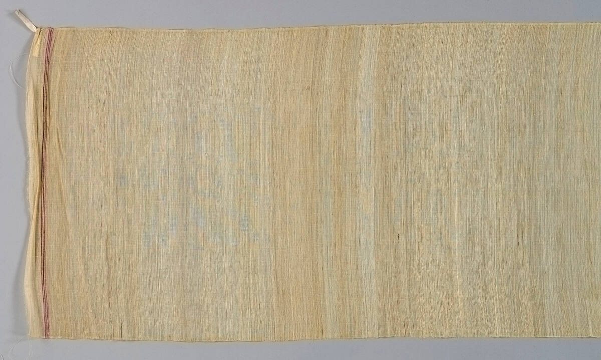 Bolt of Bast Fiber with Medallions