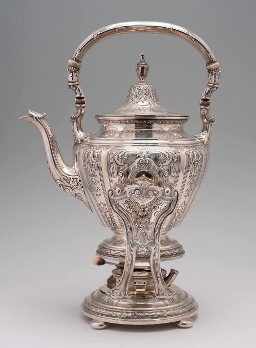 "Maintenon" Hot Water Kettle, Stand, and Warmer