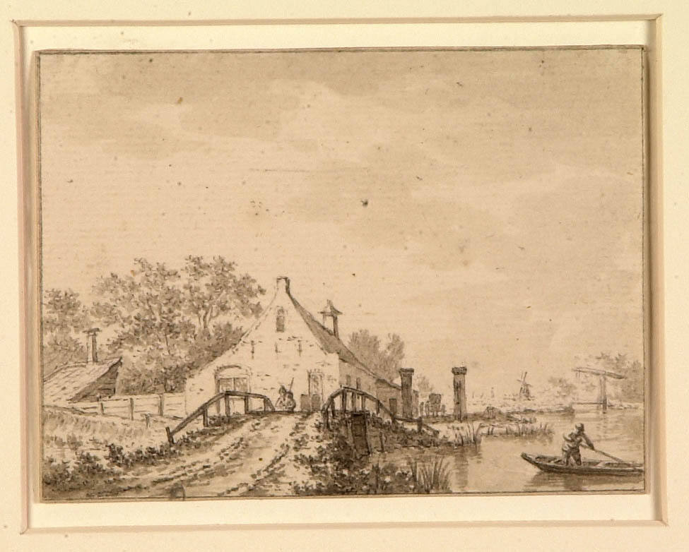 Landscape (House with Bridge)