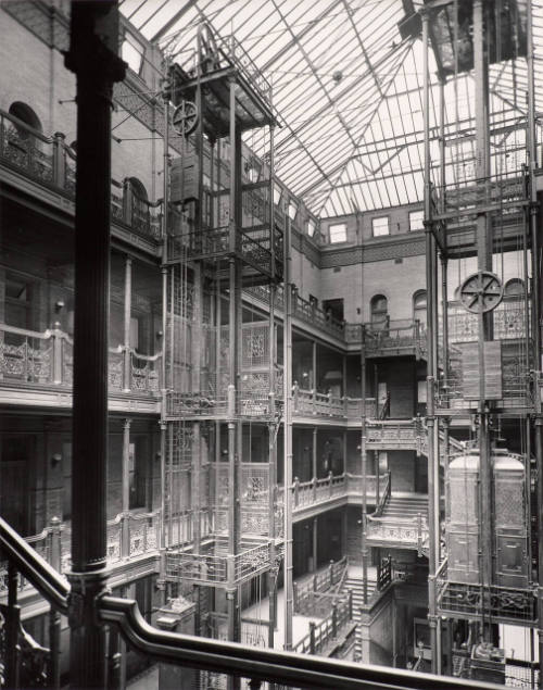 Fairyland in Iron and Glass (Bradbury Building); (Offspring of Utopian Dreams)