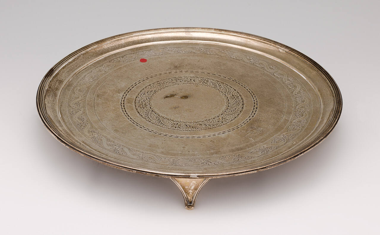 Three-footed Silver Tray
