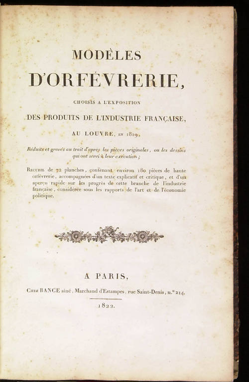 Fragmens D'Architecture, Sculpture et Peinture Dans le Style Antique