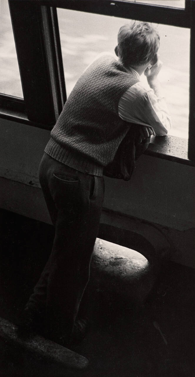 Untitled (boy on ferry)