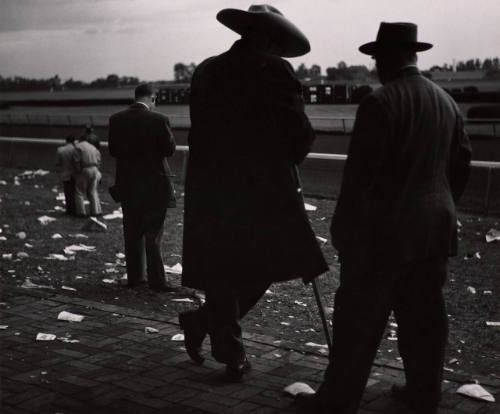 [Men at race track]
