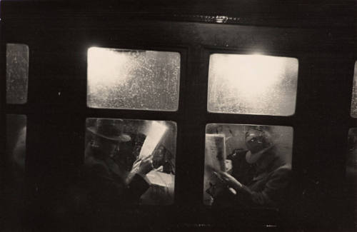 Untitled (Men on subway)
