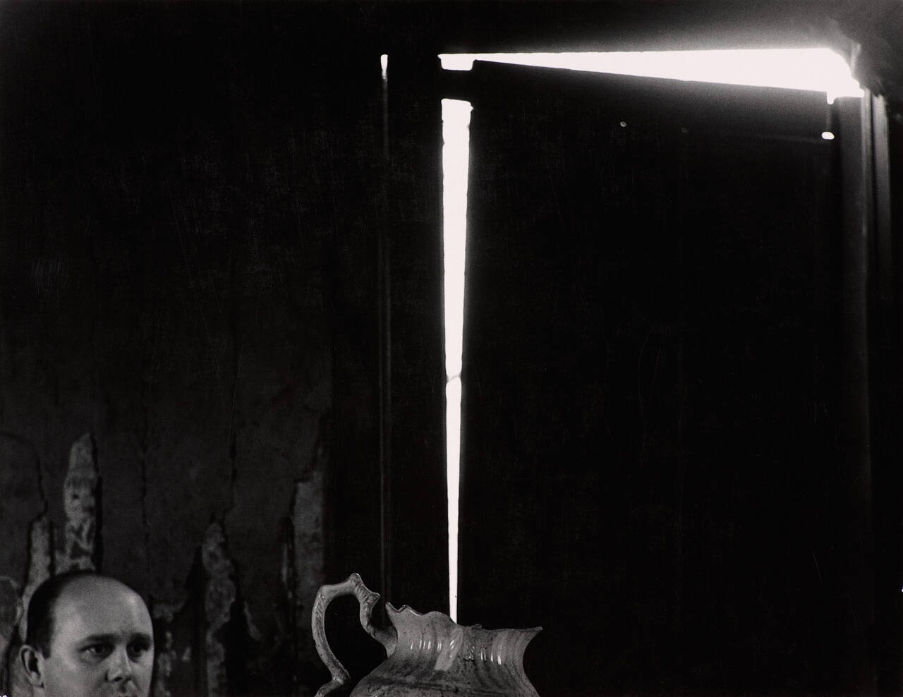 [Beam of light into pitcher]