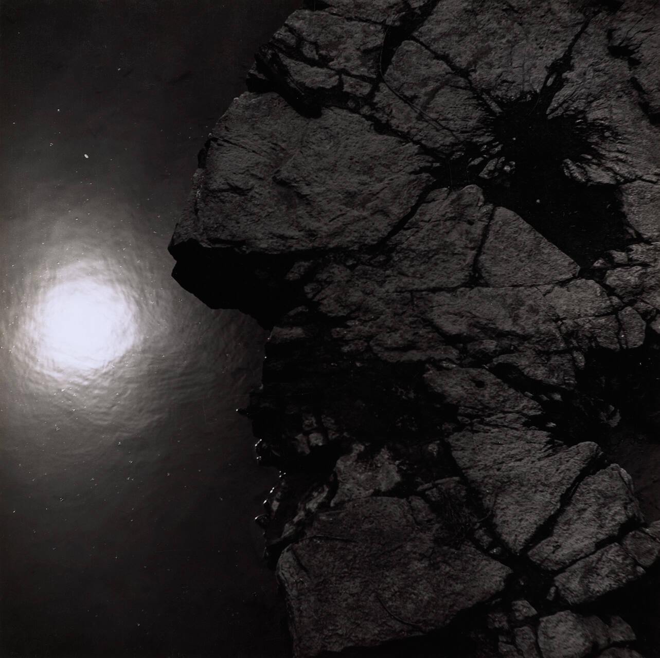 [Rocks and light)