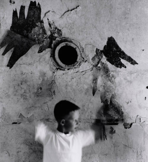 [Child as bird]