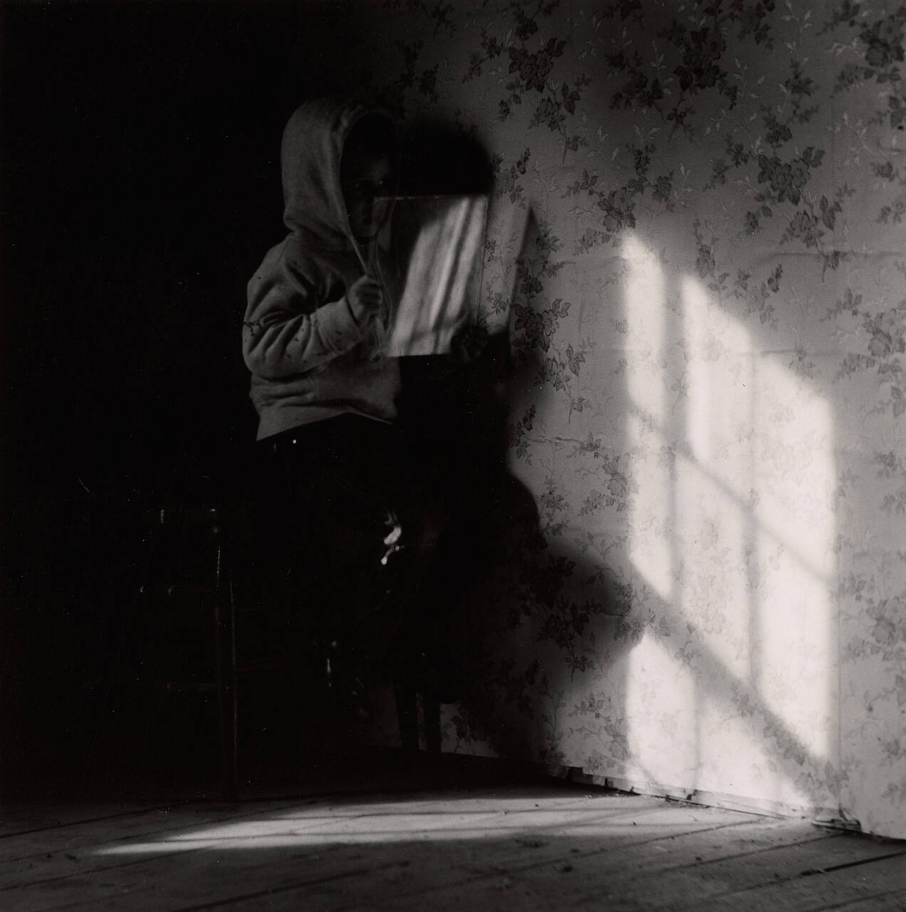 Untitled (Boy Looking Through Pane of Glass)