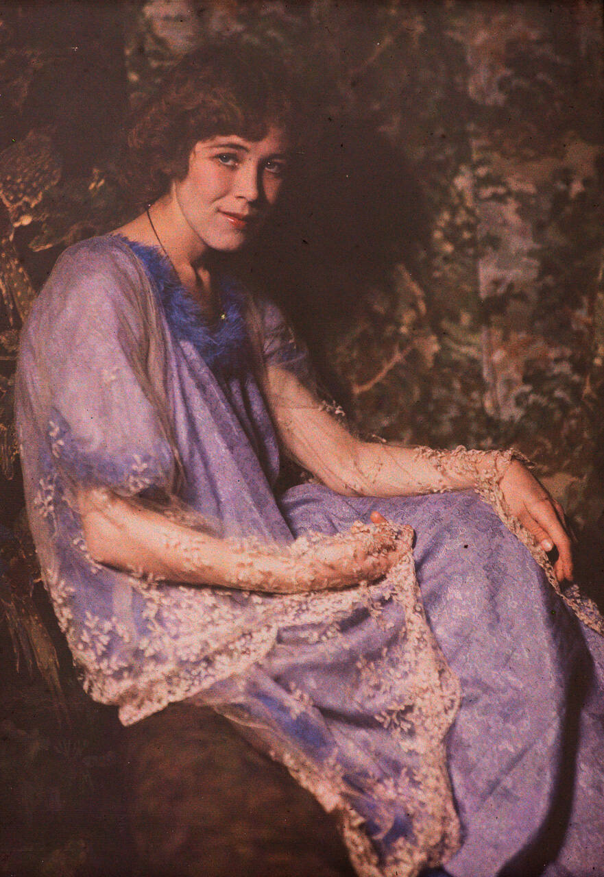 Woman in Lilac