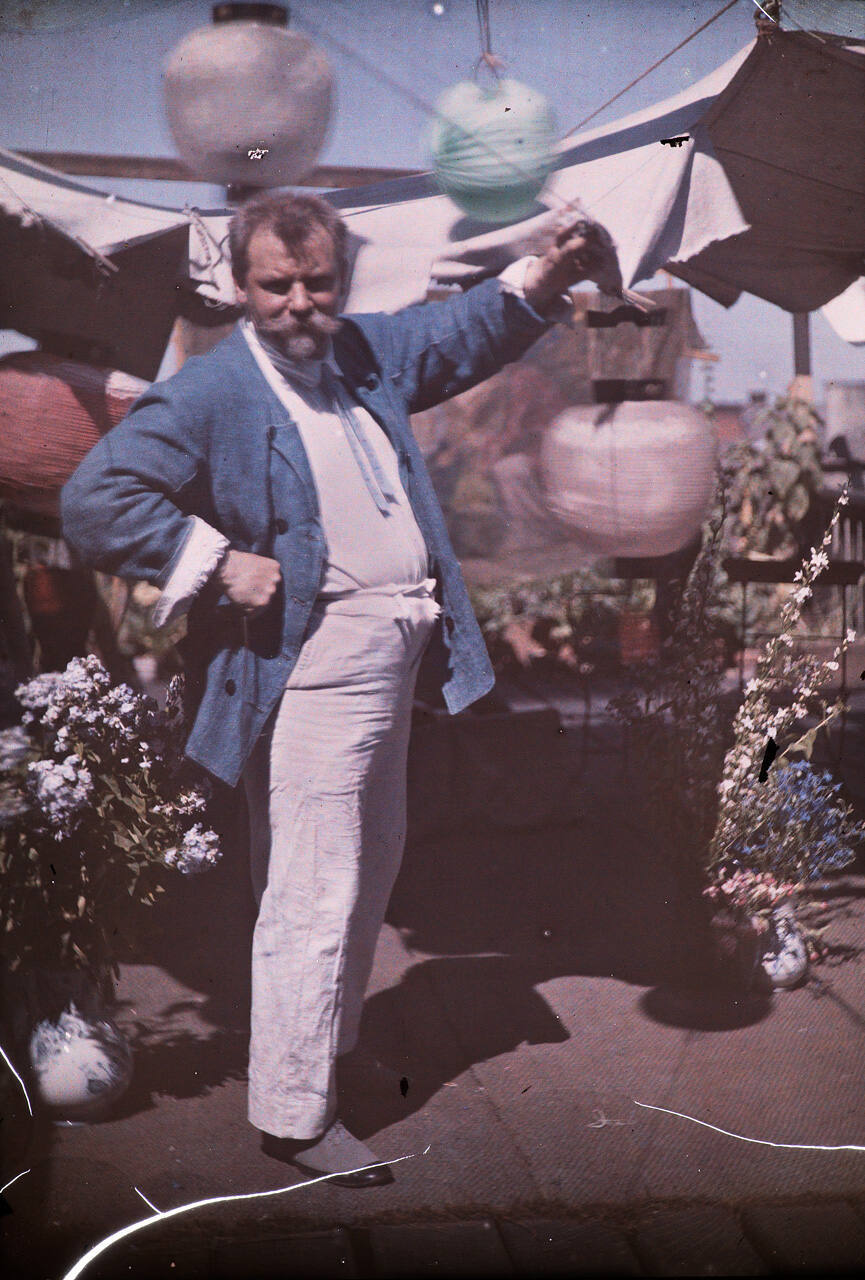 Self-portrait, On My Roof Garden