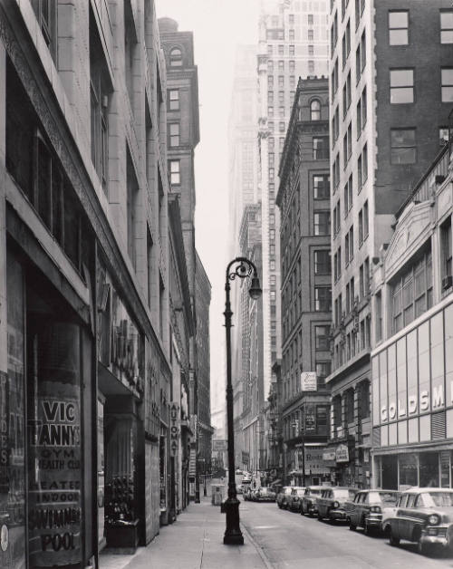 Nassau Street from Fulton, New York