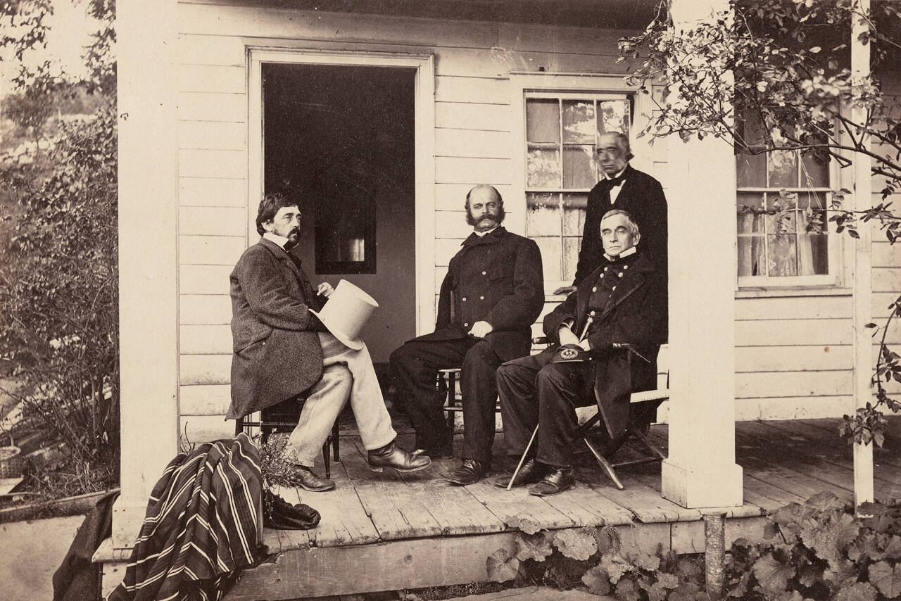 Generals Burnside, Everett, Anderson, and Robert
