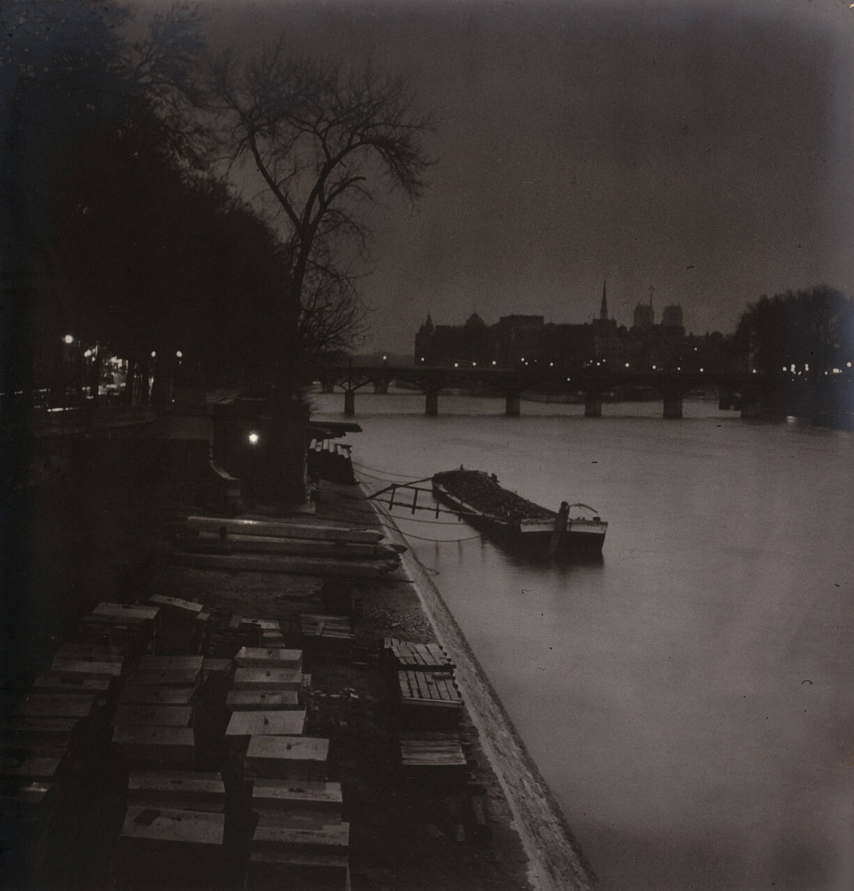 Barge on the Seine, Paris