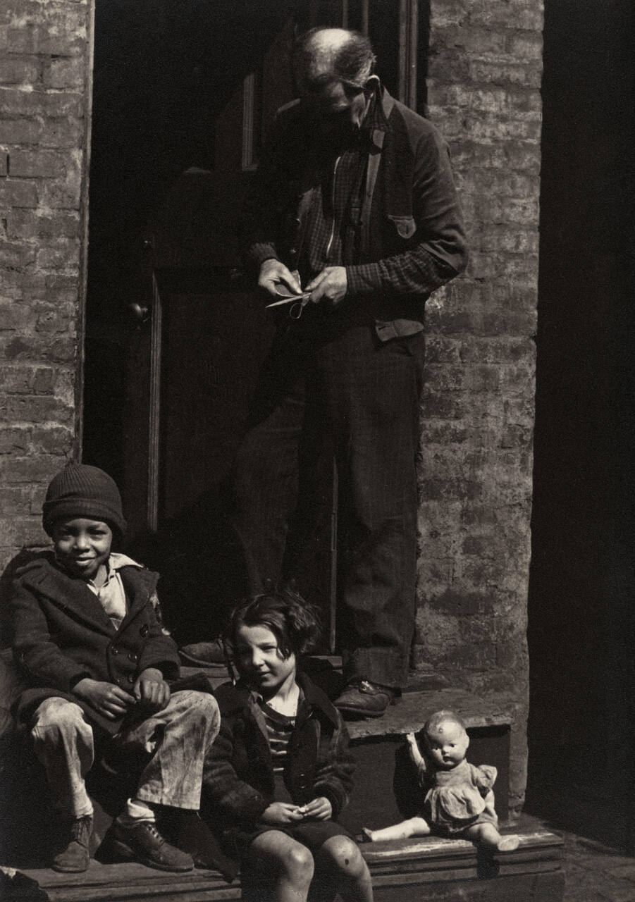 Untitled (group on steps)
