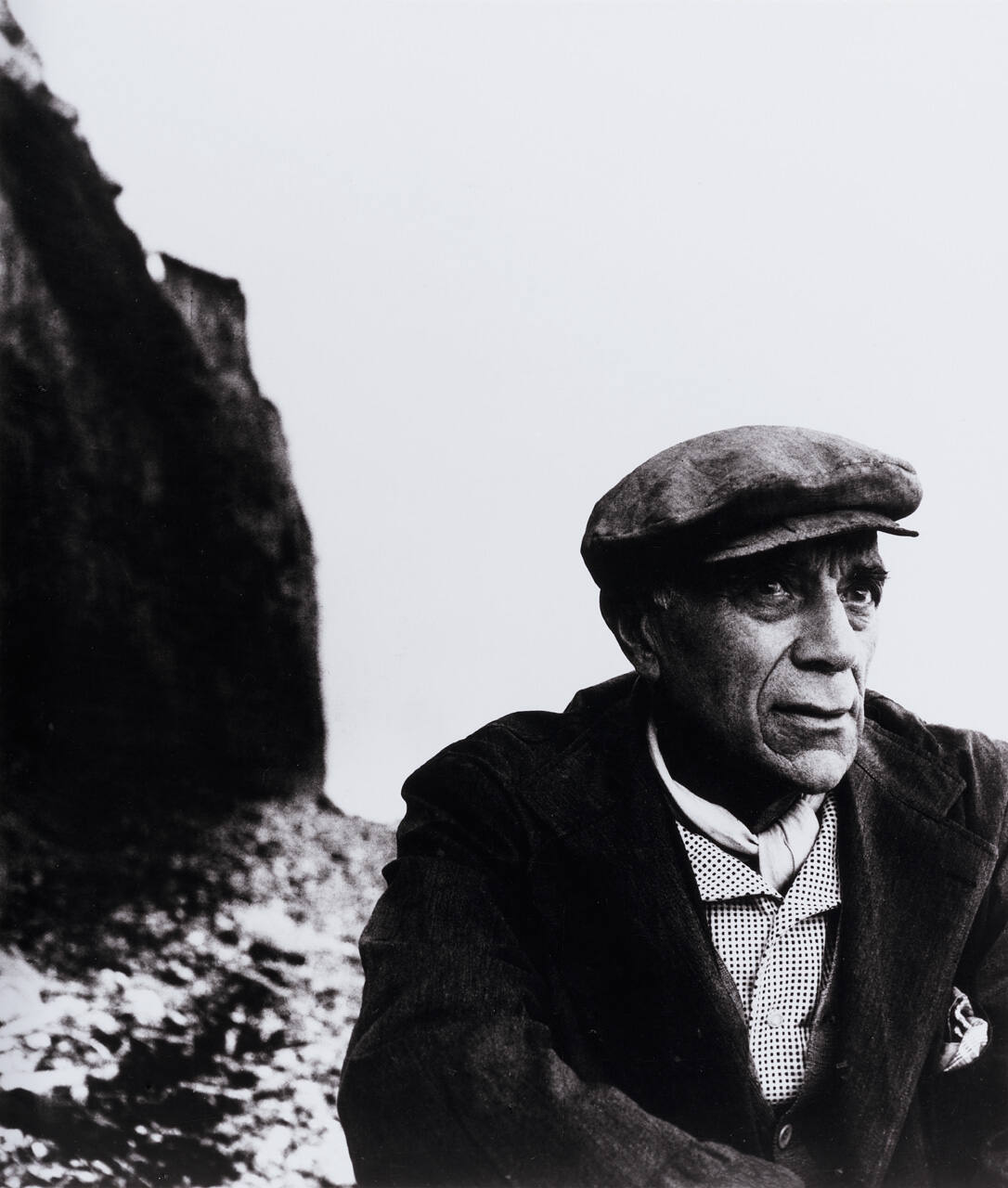 Georges Bracque on Beach at Vargenville, Normandy
