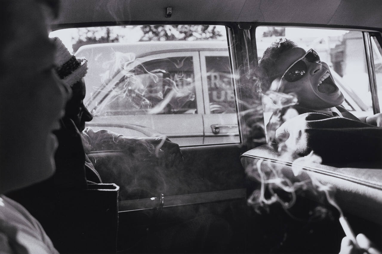 Boys Smoking in Car, New York City