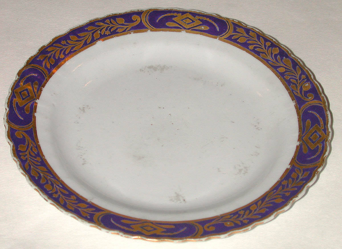 Plate from Dinner Service