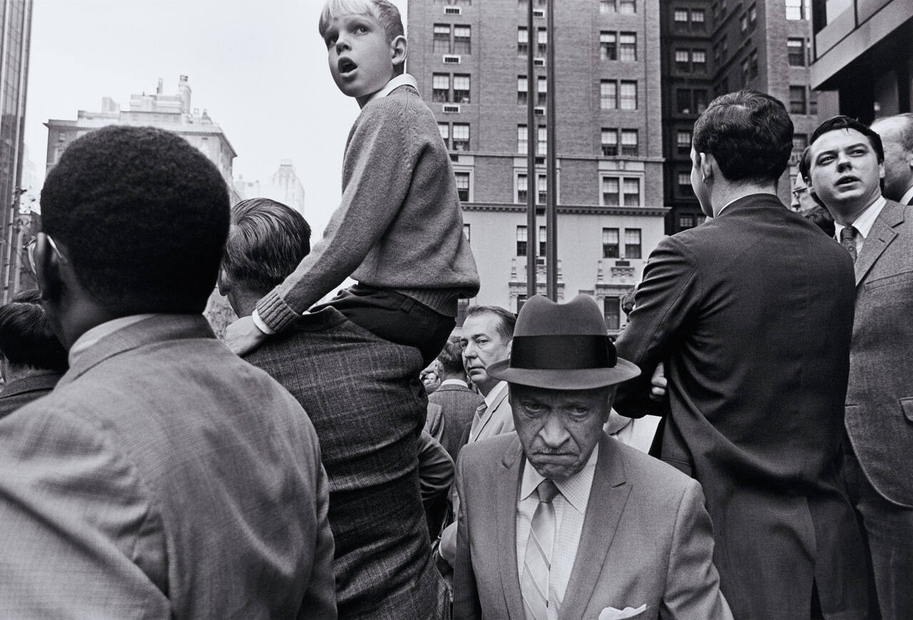 Fifth Avenue Parade, Group of Men and Boy