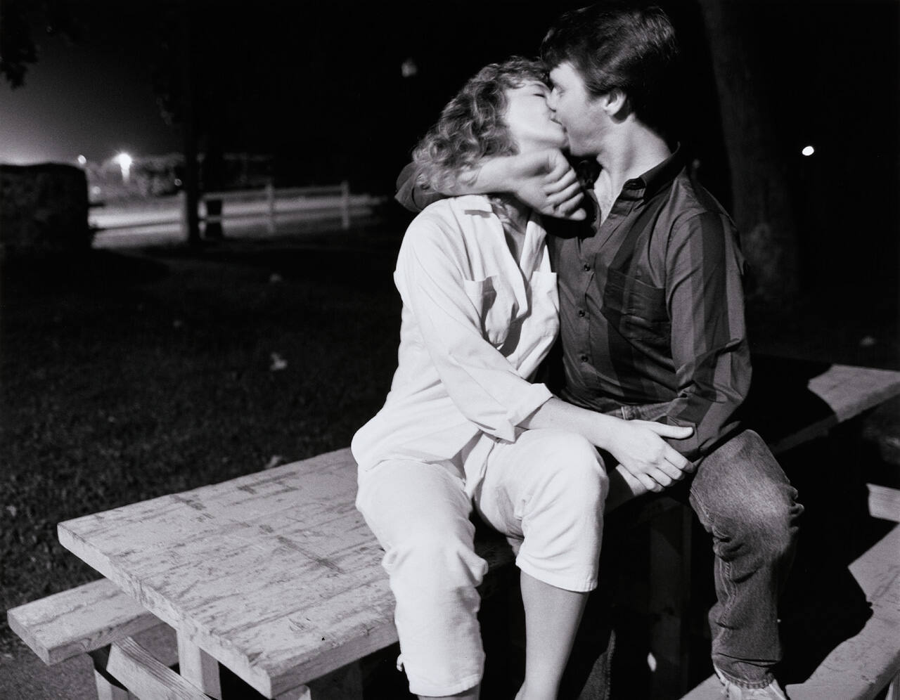 Couple kissing