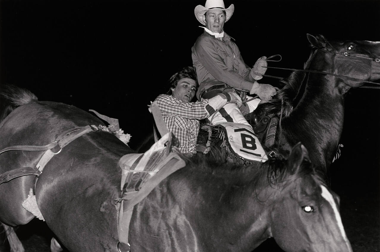 Rodeo Rider Dismounting, Topeka