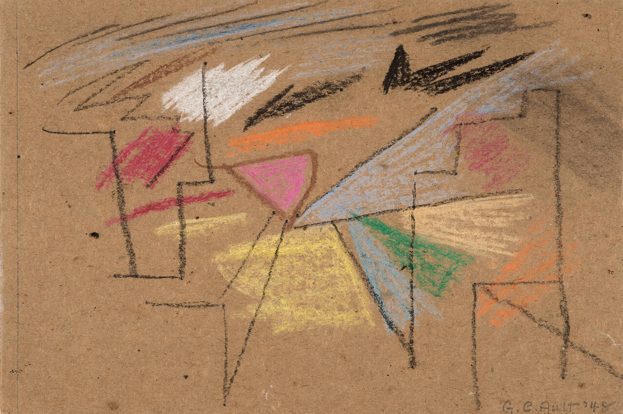 Untitled (abstract cityscape)