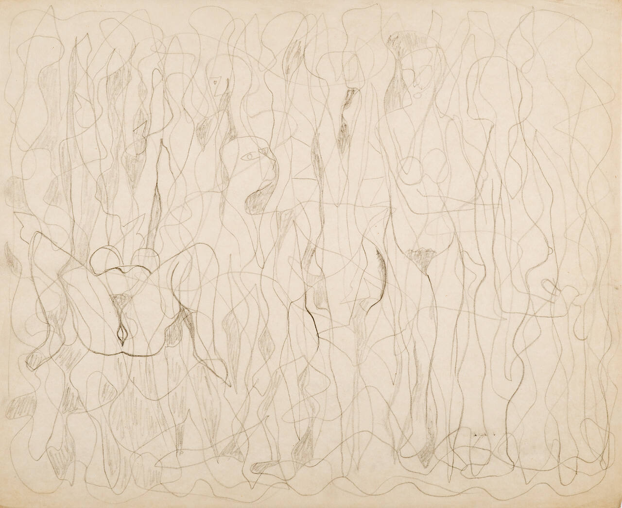 Untitled (abstract with human figures)