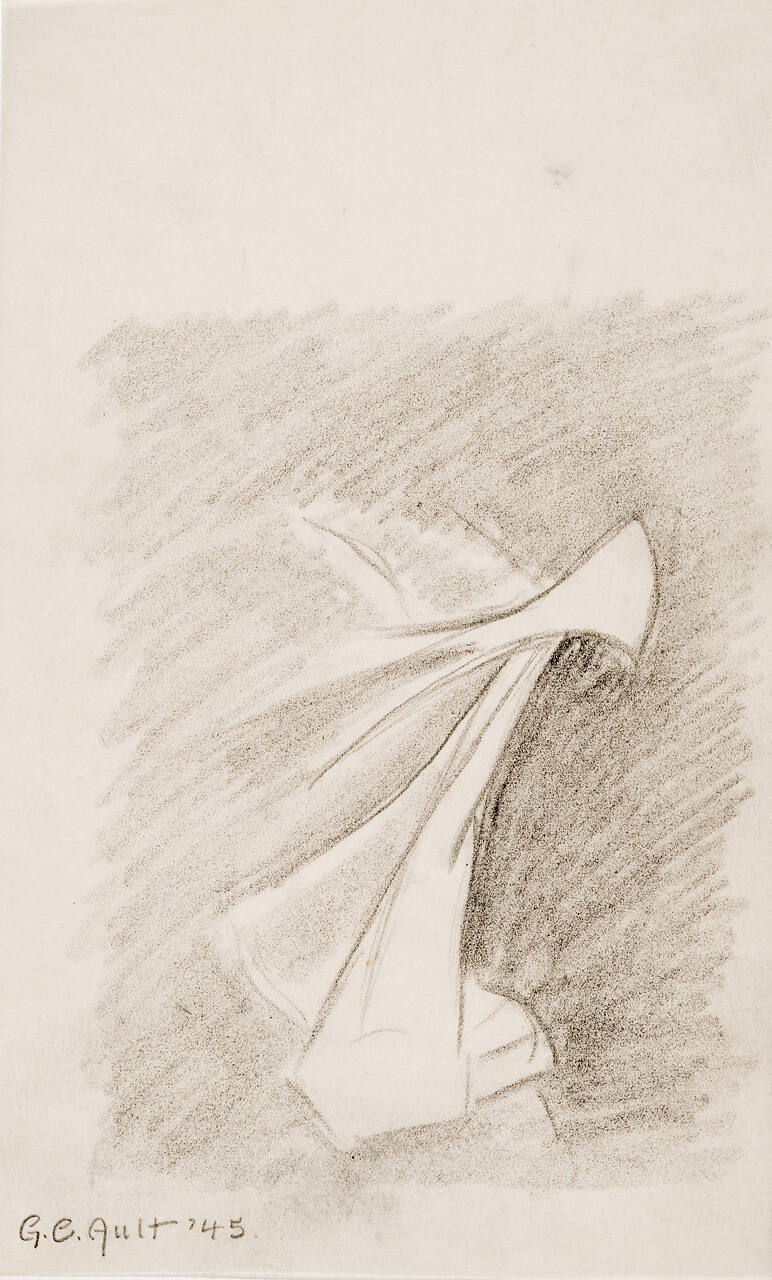 Untitled (sketch of abstract composition)