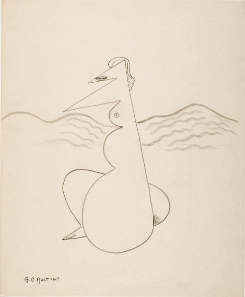 Untitled (study for Miss Hollywood)