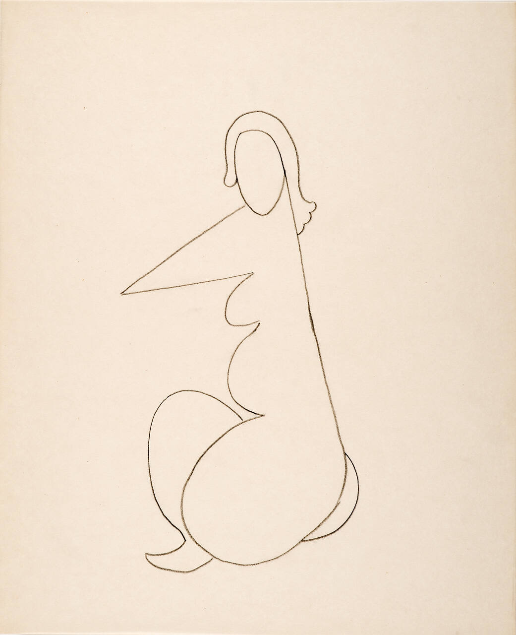 Untitled (study for Miss Hollywood)