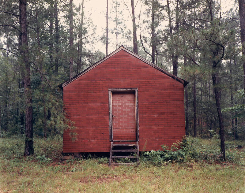 Red Building in Forest, Hale County