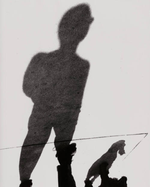 Untitled (Shadow Abstraction, Man Walking Dog)