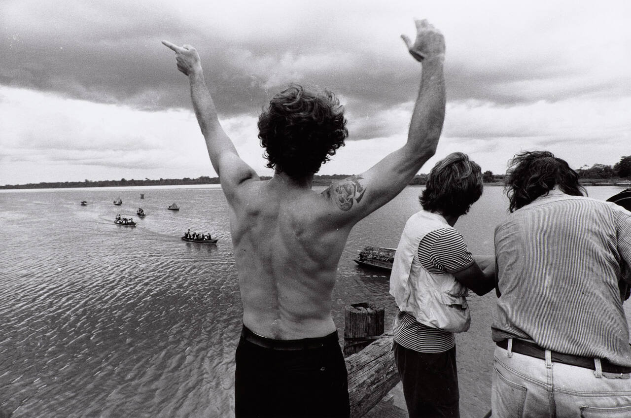 Herzog Directing Boats in Lake